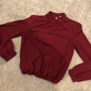 Maroon Blouse